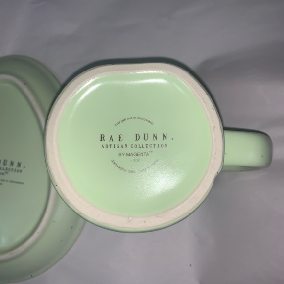 Rae Dunn “HAPPY EASTER” Green Speckled Mug | Rae Dunn “HAPPY EASTER” Egg Plate - Picture 4 of 6